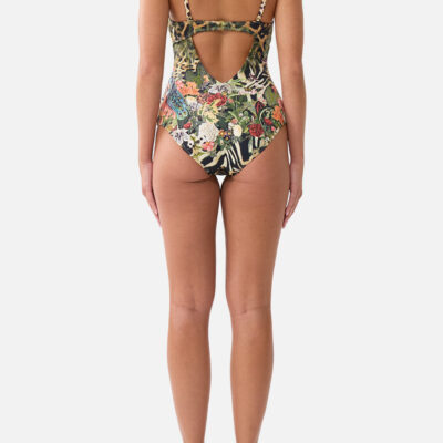 CAMILLA V Neck Underwire One Piece W Back Closure Leotigra Land - Image 2