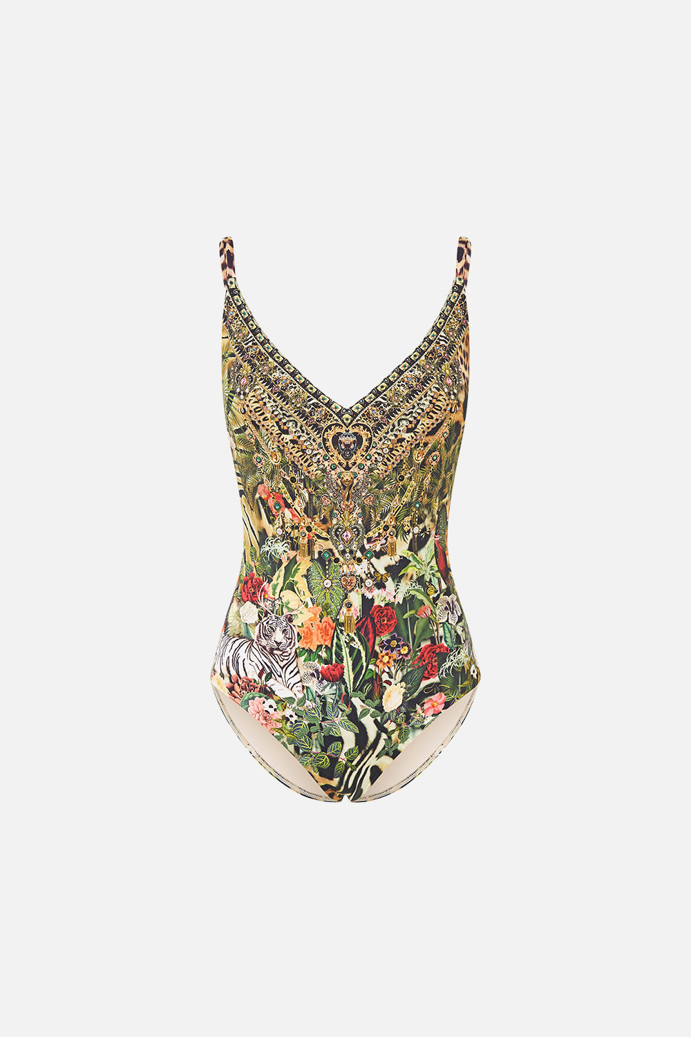 MNCAM131026140621148_3 CAMILLA V Neck Underwire One Piece W Back Closure Leotigra Land - Image 3
