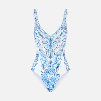 CAMILLA V Neck One Piece With V Back Ceramic Panoramic - Image 2