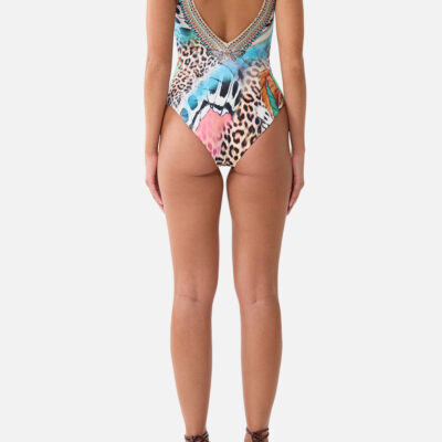 CAMILLA V Neck One Piece With V Back Butterfly Bohemia - Image 2