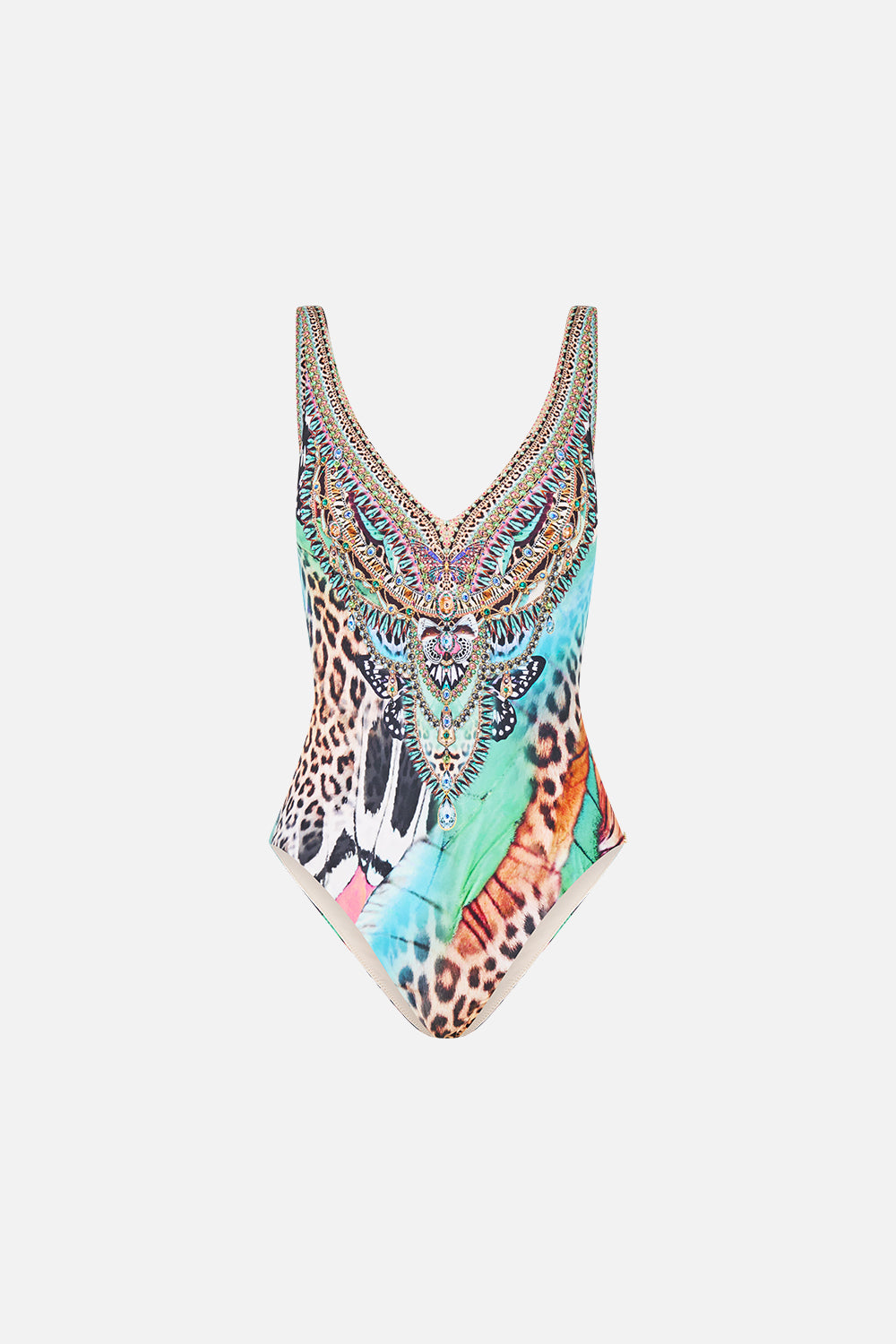 MNCAM131026140621157_3 CAMILLA V Neck One Piece With V Back Butterfly Bohemia - Image 3