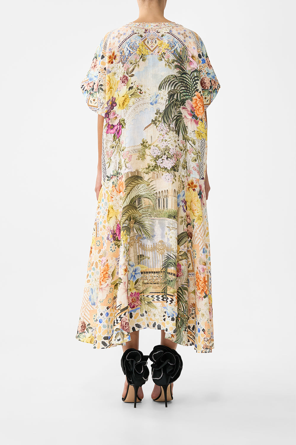 CAMILLA V Neck Kaftan With Drop Waist the Architects OF Alcázar - Image 2