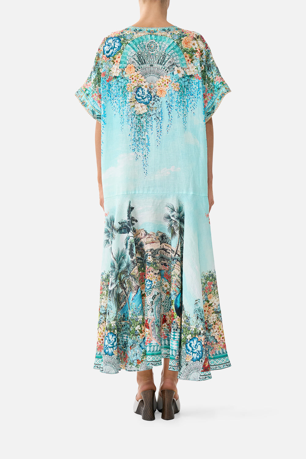 MNCAM131026140621165_2 CAMILLA V Neck Kaftan With Drop Waist Balearic Bebé - Image 2