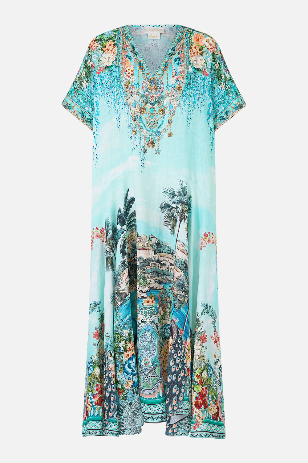 MNCAM131026140621165_3 CAMILLA V Neck Kaftan With Drop Waist Balearic Bebé - Image 3