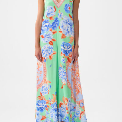 CAMILLA V Neck Flared Jumpsuit Topkapi Pop - Image 1