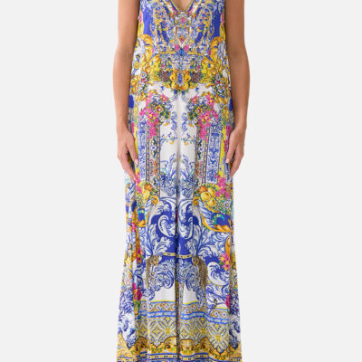 CAMILLA V Neck Flared Jumpsuit España Nirvana - Image 1