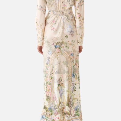 CAMILLA V Neck Dress With Flared Sleeve Midsummer Masterpiece - Image 2