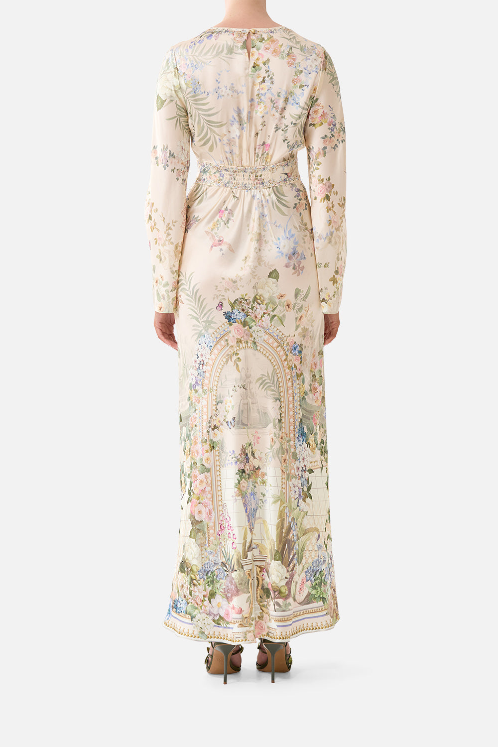 MNCAM131026140621183_2 CAMILLA V Neck Dress With Flared Sleeve Midsummer Masterpiece - Image 2
