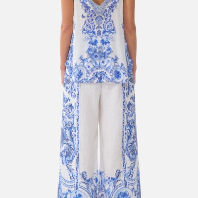 CAMILLA V Neck Cami Ceramic Panoramic - Image 2