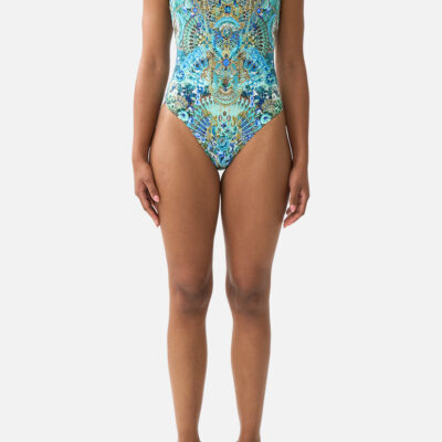 CAMILLA Underwire Square Neck One Piece With Scoop Back Flamenco Euphoria - Image 1