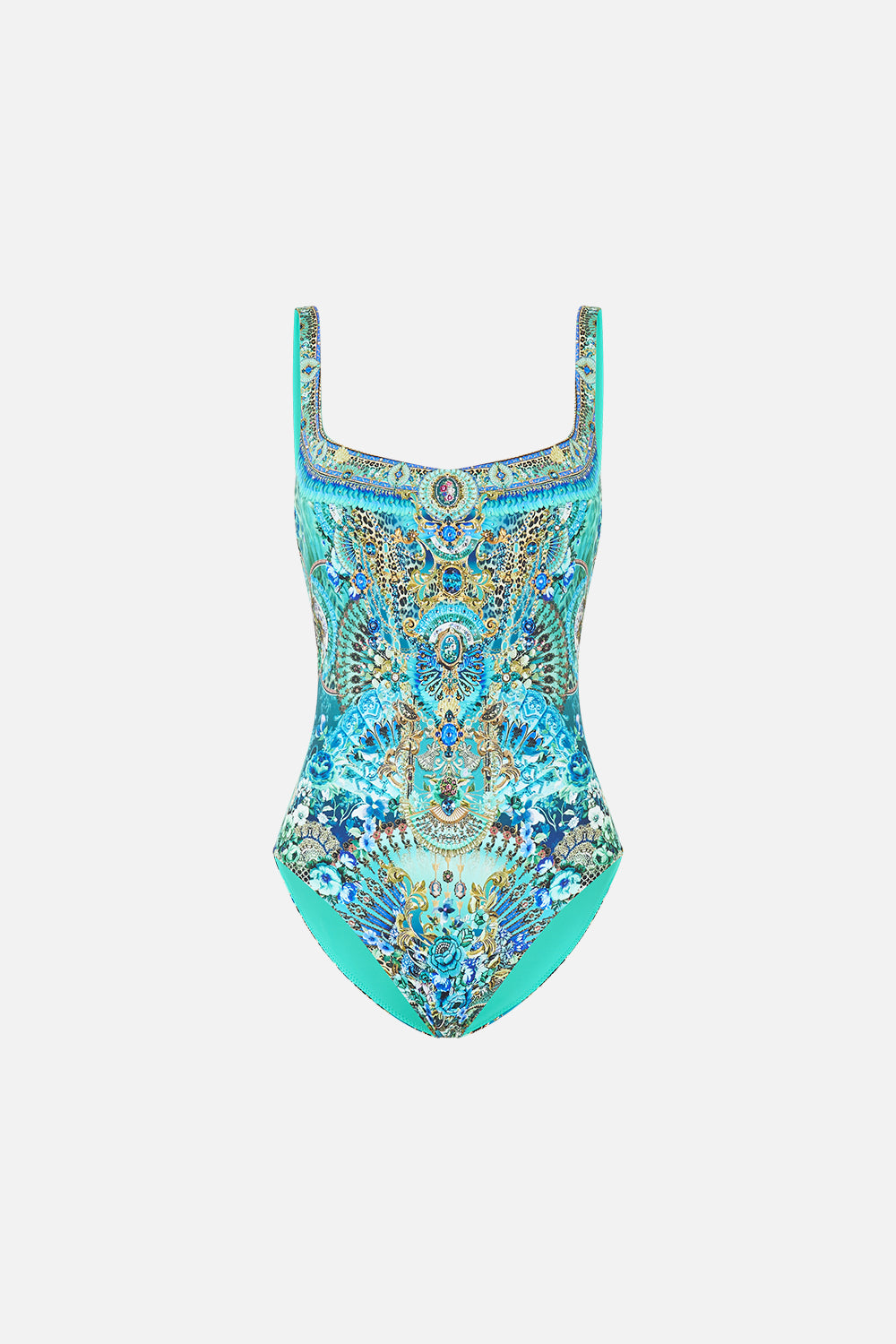 MNCAM131026140621198_3 CAMILLA Underwire Square Neck One Piece With Scoop Back Flamenco Euphoria - Image 3