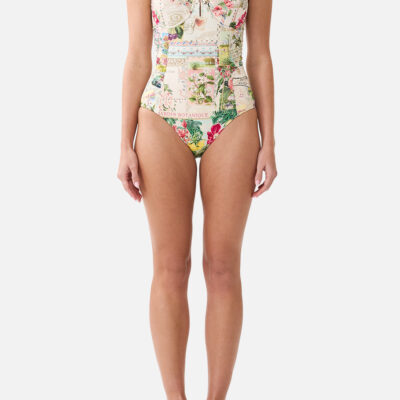 CAMILLA Underwire Cupped One Piece W Side Ruching LA Belle Botanique - Image 1
