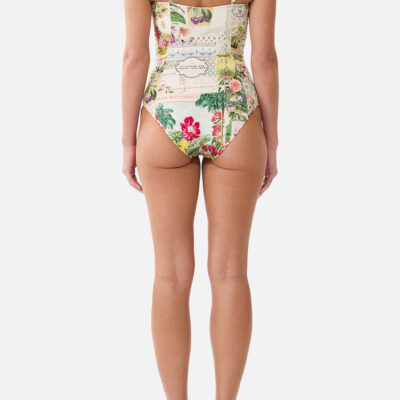 CAMILLA Underwire Cupped One Piece W Side Ruching LA Belle Botanique - Image 2