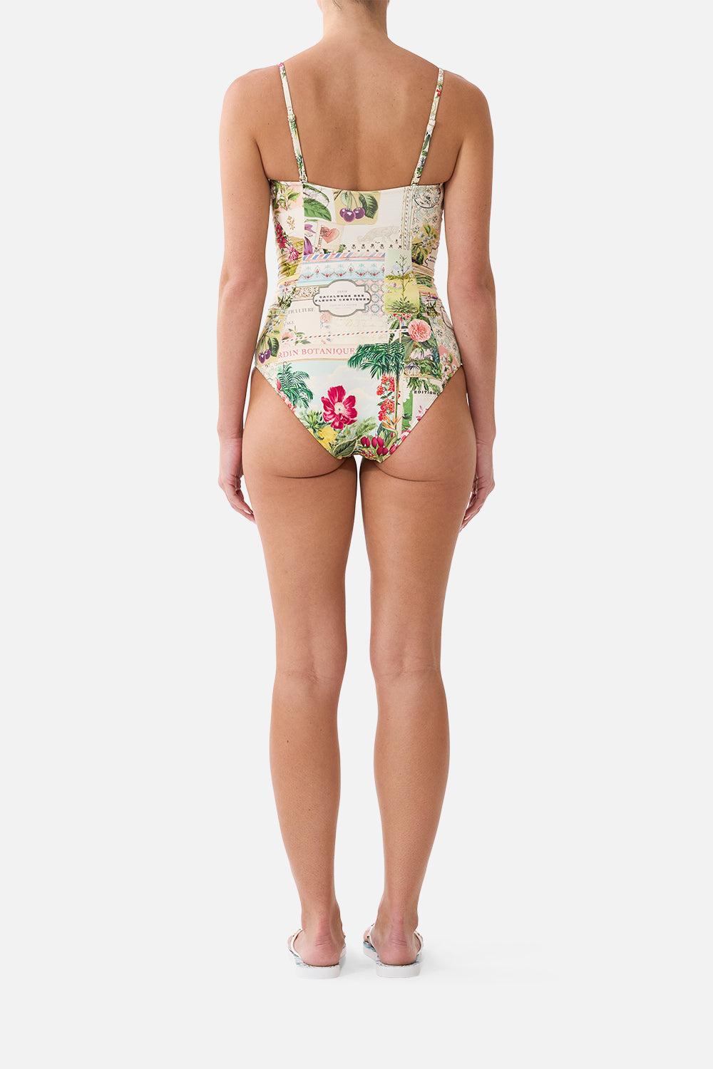 MNCAM131026140621205_2 CAMILLA Underwire Cupped One Piece W Side Ruching LA Belle Botanique - Image 2