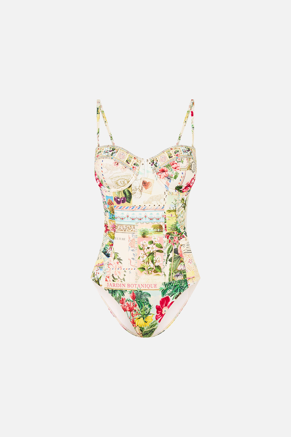 MNCAM131026140621205_3 CAMILLA Underwire Cupped One Piece W Side Ruching LA Belle Botanique - Image 3