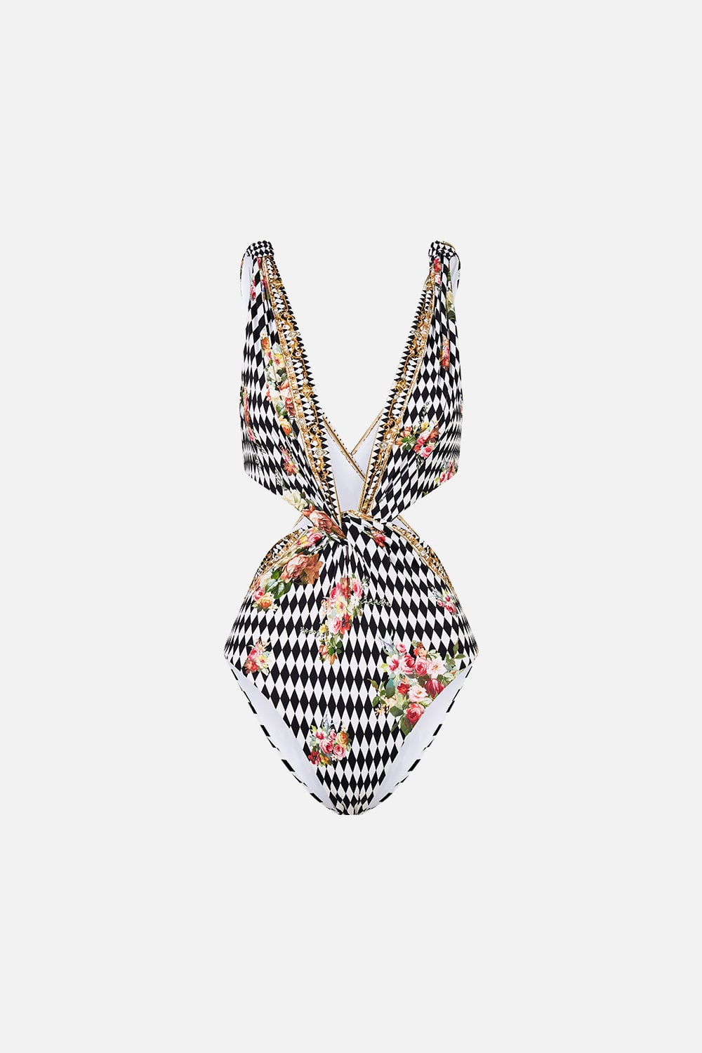 MNCAM131026140621209_3 CAMILLA Twist Front Cut Out One Piece Rococo Glow - Image 3