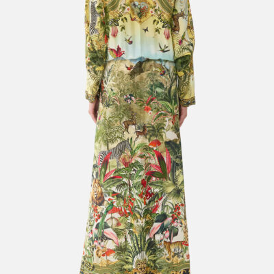 CAMILLA Twist Front Batwing Dress Wanderlust Empire - Image 2