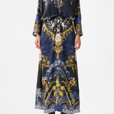 CAMILLA Twist Front Batwing Dress Notes From the Blue Room - Image 1