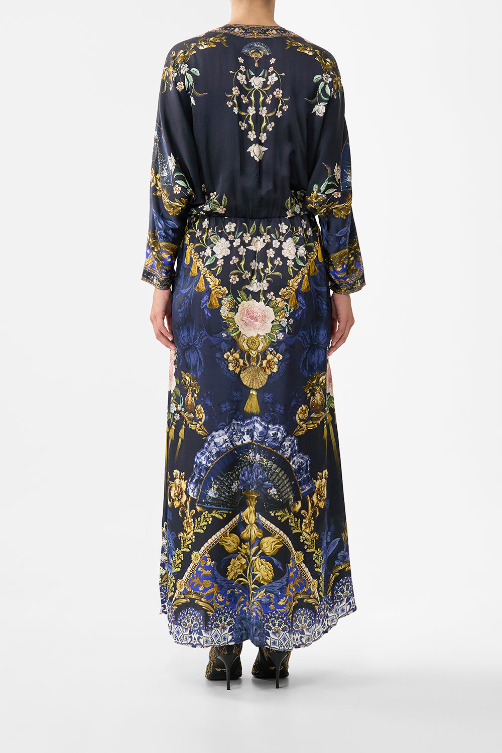 MNCAM131026140621211_2 CAMILLA Twist Front Batwing Dress Notes From the Blue Room - Image 2