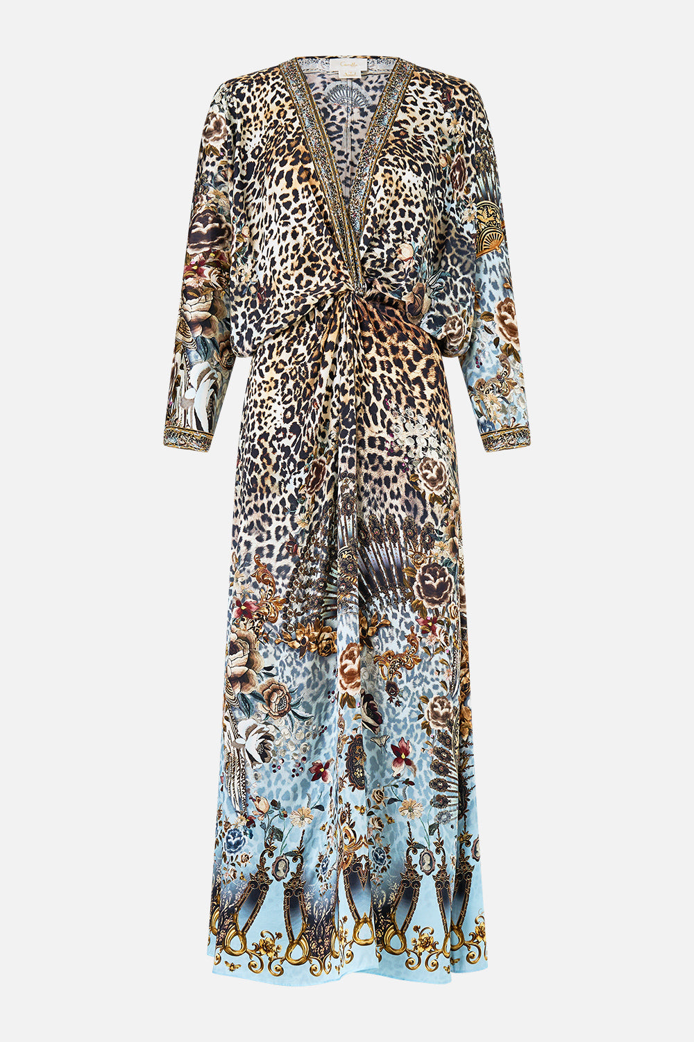 MNCAM131026140621212_3 CAMILLA Twist Front Batwing Dress Fiesta, Siesta, Repeat - Image 3