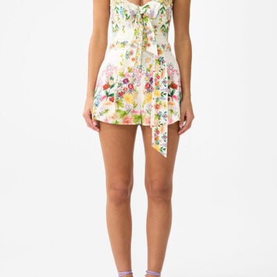 CAMILLA Tuck Front Short With Belt the Call OF Catalonia - Image 1
