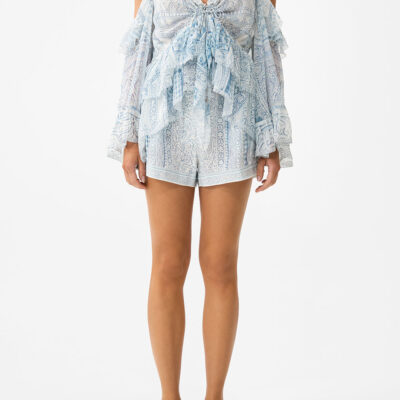 CAMILLA Tuck Front Short the Hum OF the Alhambra - Image 1