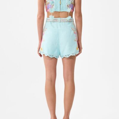 CAMILLA Tuck Front Short Bazaar Blooms - Image 2