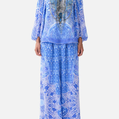 CAMILLA Tuck Front Pant the Bosphorous - Image 1