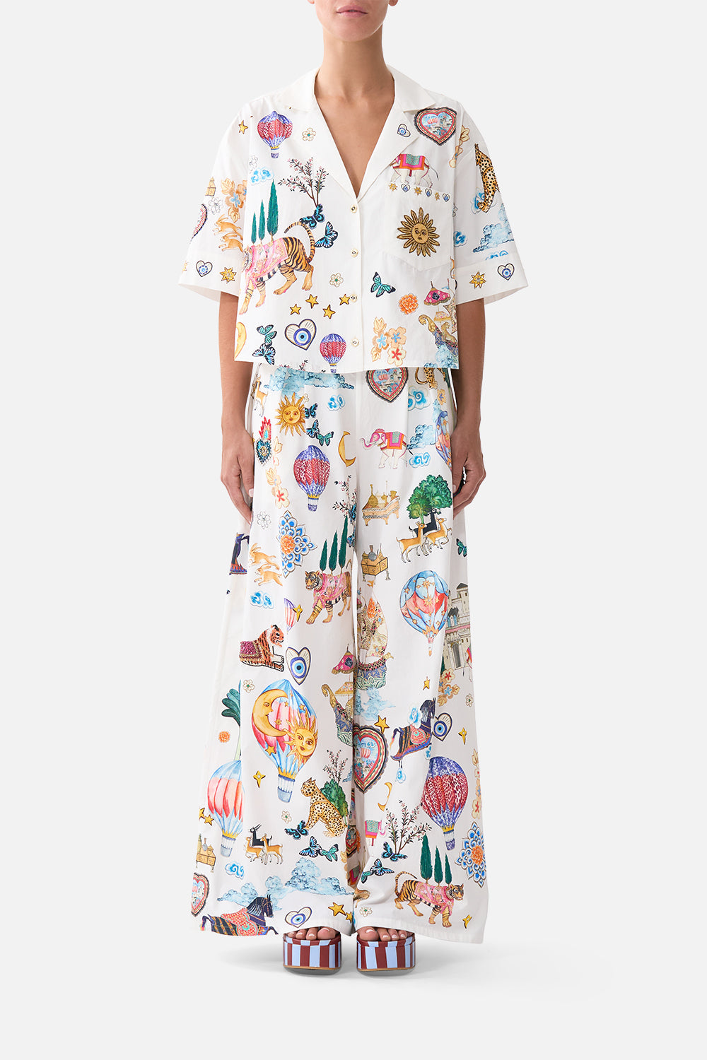 CAMILLA Tuck Front Pant Kapadokya Kitsch - Image 1