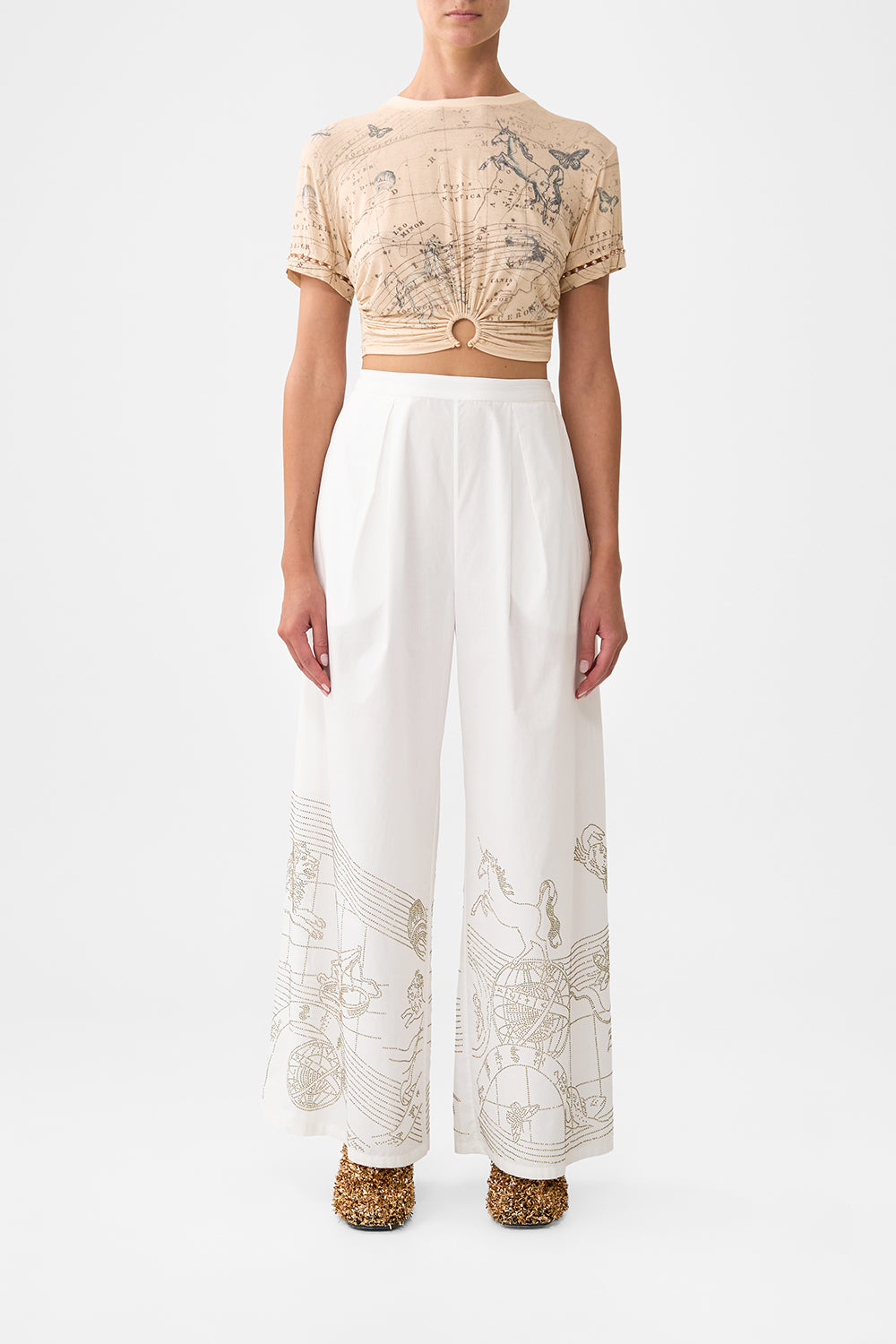CAMILLA Tuck Front Pant House OF Horoscopes - Image 1