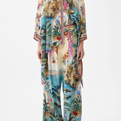 CAMILLA Tuck Front Pant Bodrum Botanicals - Image 1