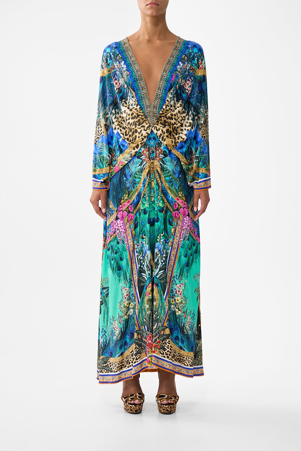 CAMILLA Tuck Front Jersey Dress Animal Alchemy - Image 1