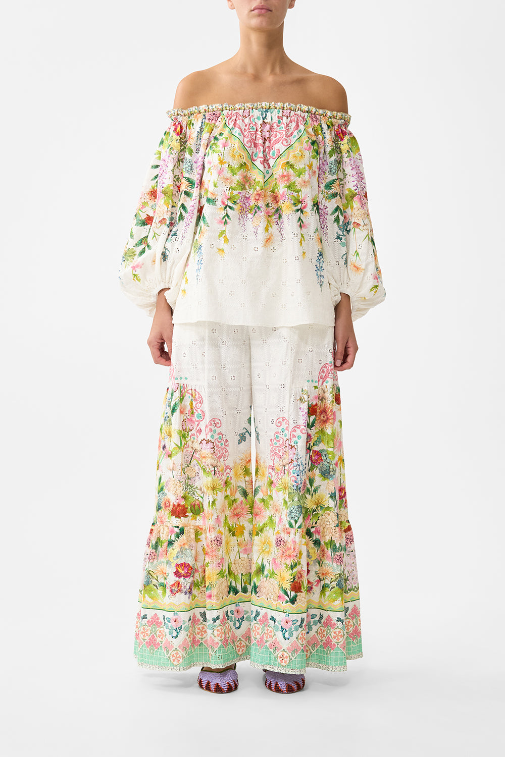 CAMILLA Trouser With Tiered Panels the Call OF Catalonia - Image 1
