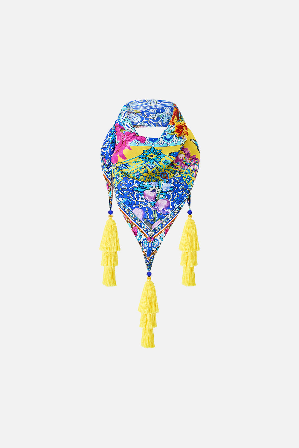 MNCAM131026140621240_2 CAMILLA Triangle Scarf With Tassels Sultanahmet Summer - Image 2