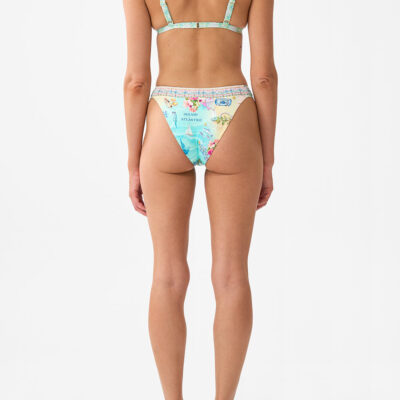 CAMILLA Triangle Bikini Top With Knot Front Just Coasting - Image 2