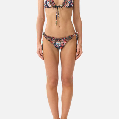 CAMILLA Tri Bikini Top With Ruched Edges Daughters OF Duende - Image 1