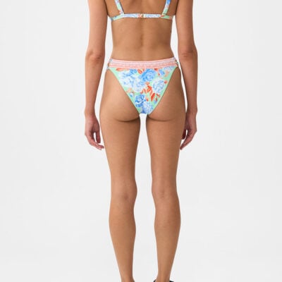 CAMILLA Tri Bikini Top With Knot Front Topkapi Pop - Image 2