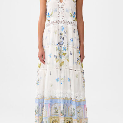 CAMILLA Trapeze Tiered Dress Botanical Ballads - Image 1