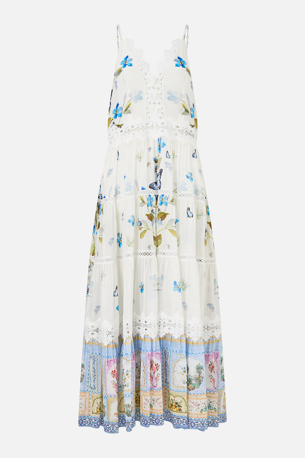 CAMILLA Trapeze Tiered Dress Botanical Ballads - Image 3