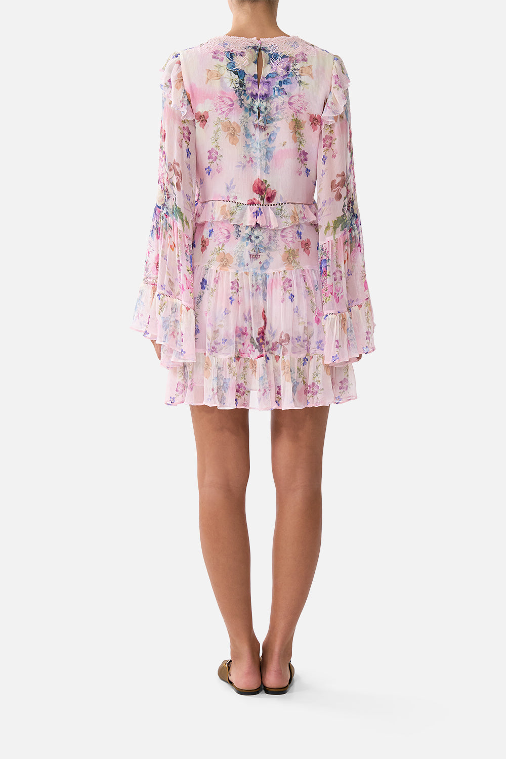 MNCAM131026140621250_2 CAMILLA Tiered Swing Mini Dress Palatial Pastels - Image 2