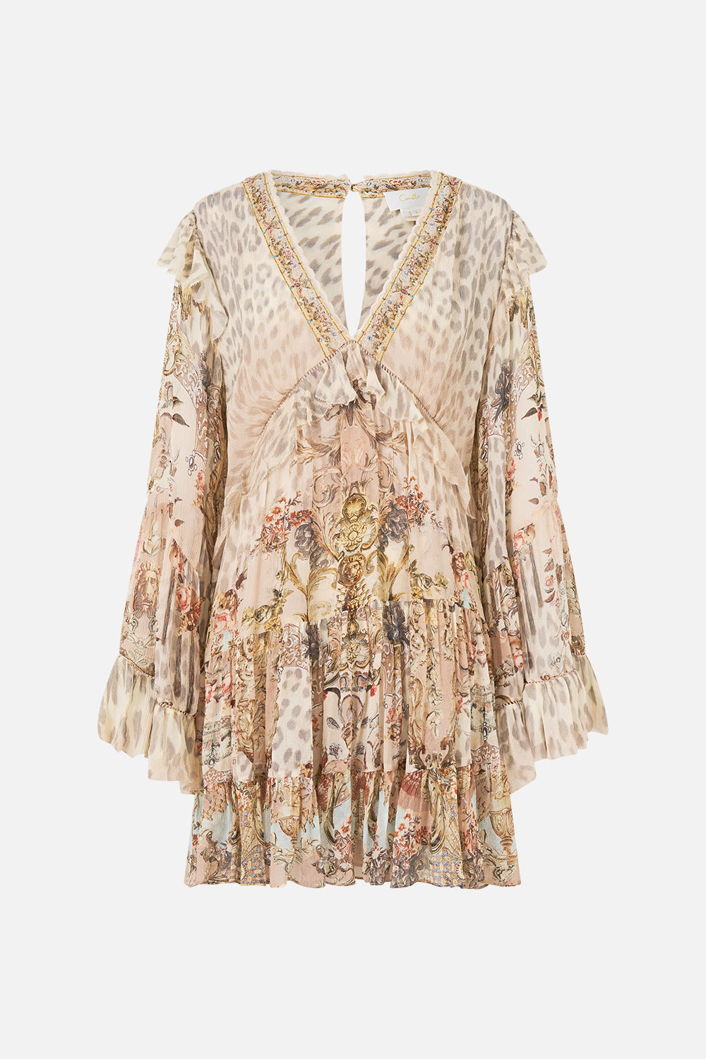 MNCAM131026140621251_3 CAMILLA Tiered Swing Mini Dress Aranjuez Animalia - Image 3
