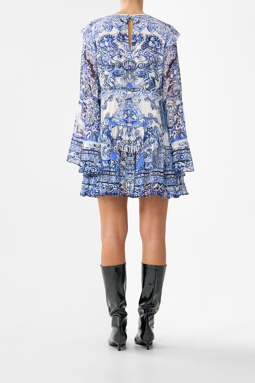 MNCAM131026140621252_2 CAMILLA Tiered Swing Mini Dress A Tiled Wonderland - Image 2