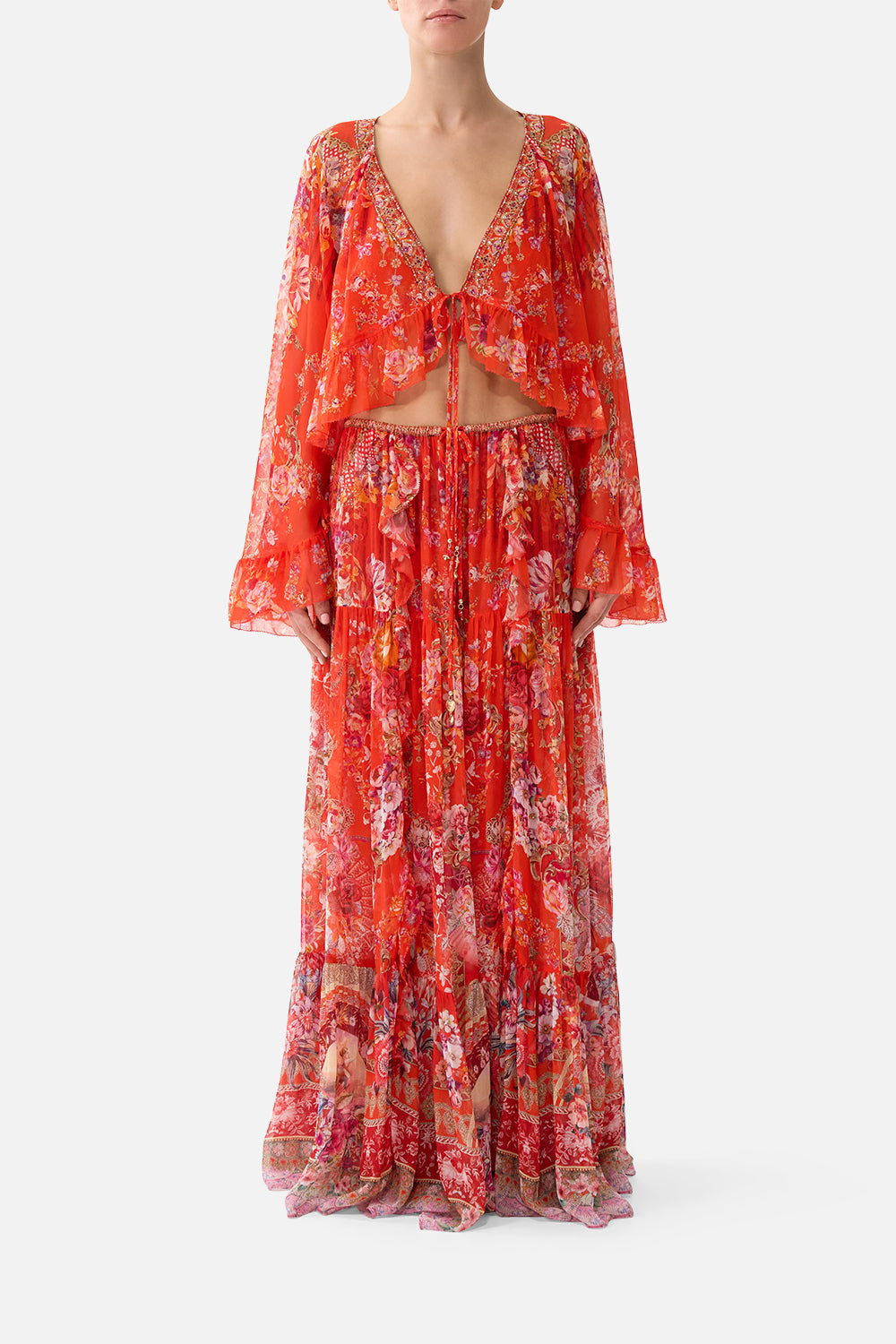 CAMILLA Tiered Skirt With Ruffle Detail Olé Olé - Image 1