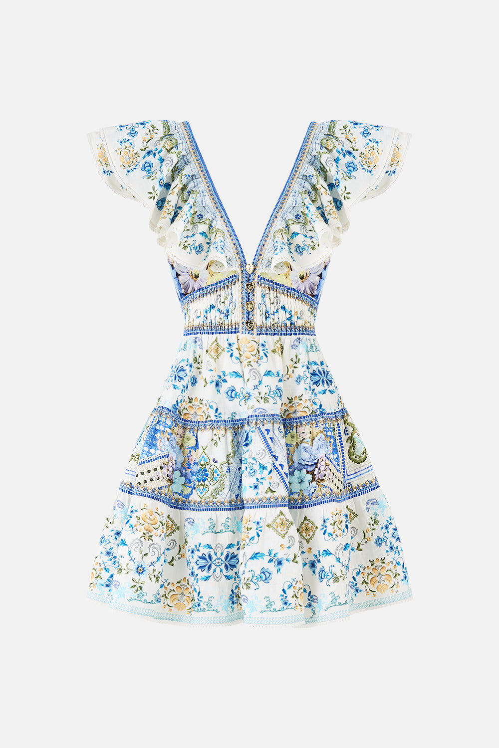 MNCAM131026140621259_3 CAMILLA Tiered Short Dress With Neck Frill MY Homespun Heart - Image 3