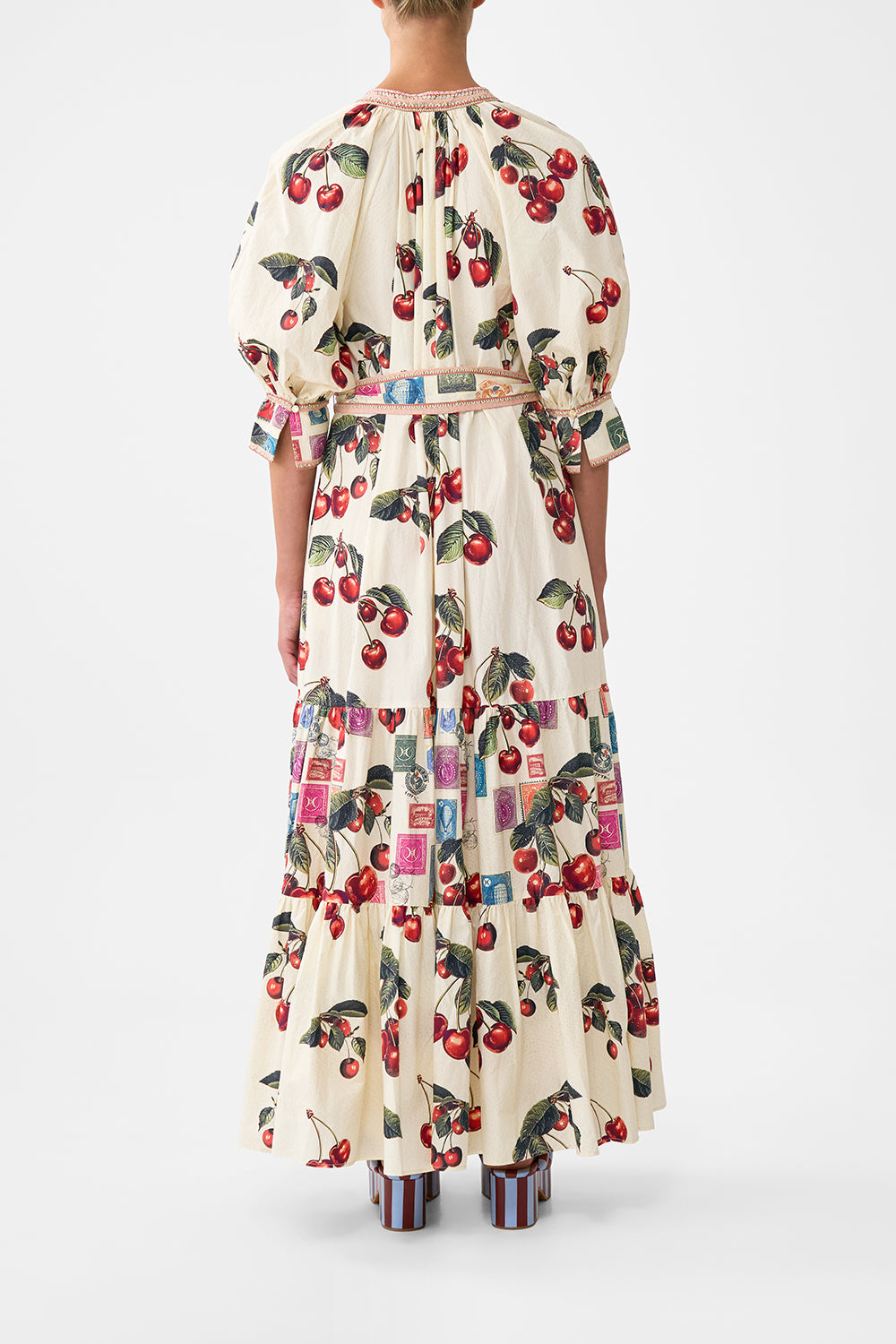MNCAM131026140621263_3 CAMILLA Tiered Shirt Dress With Short Sleeve Notes From the Road - Image 3
