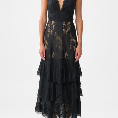 CAMILLA Tiered Ruffle Hem Dress Ottoman Elegance - Image 1