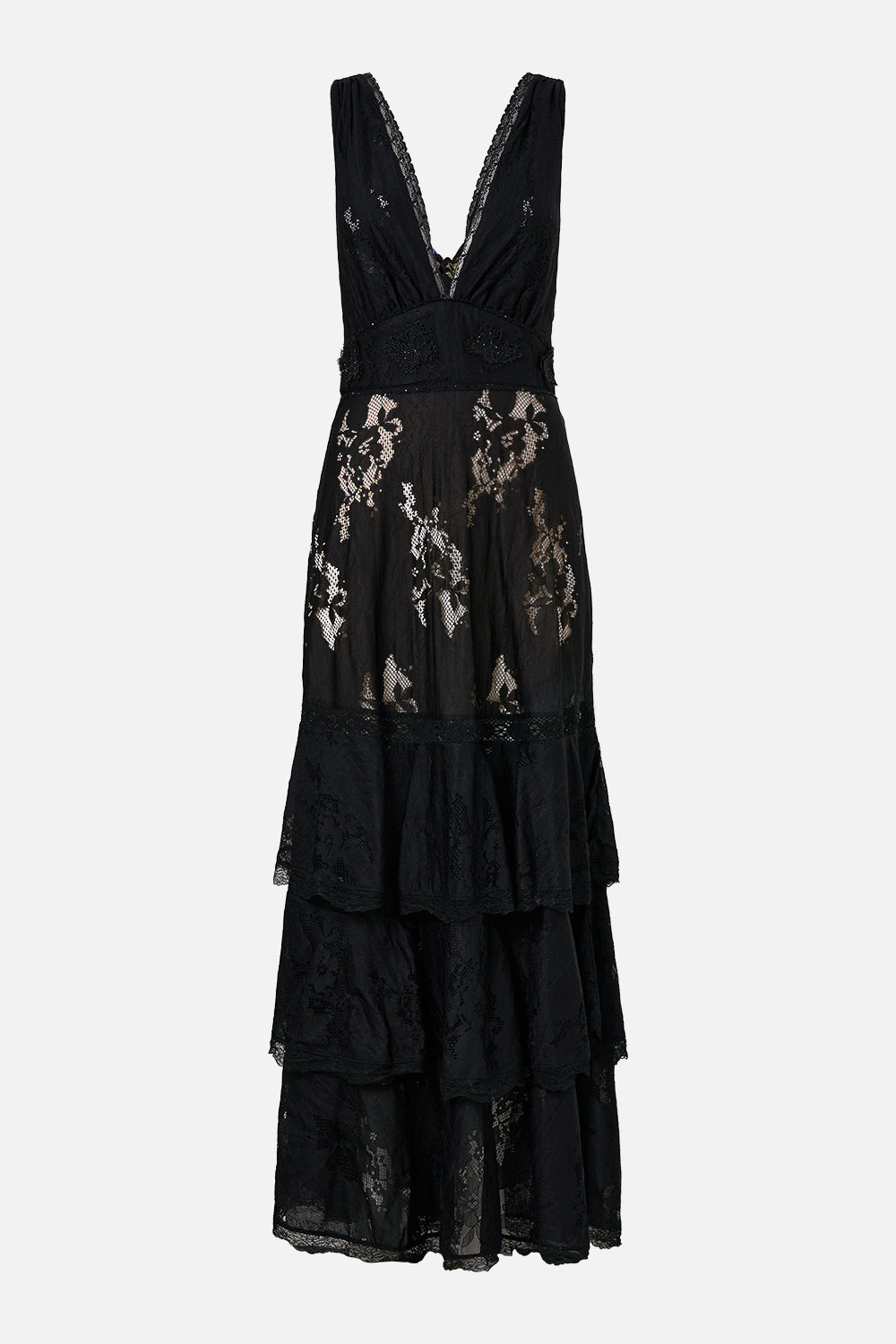 MNCAM131026140621265_3 CAMILLA Tiered Ruffle Hem Dress Ottoman Elegance - Image 3