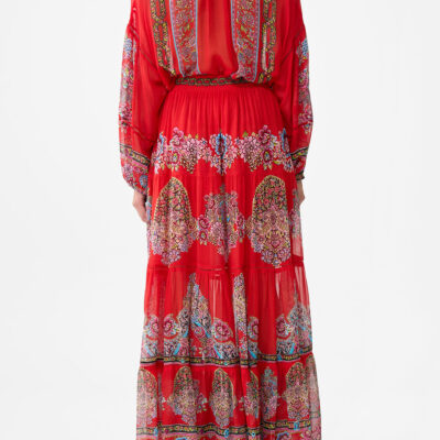 CAMILLA Tiered Maxi Skirt Artisans OF Anatolia - Image 2