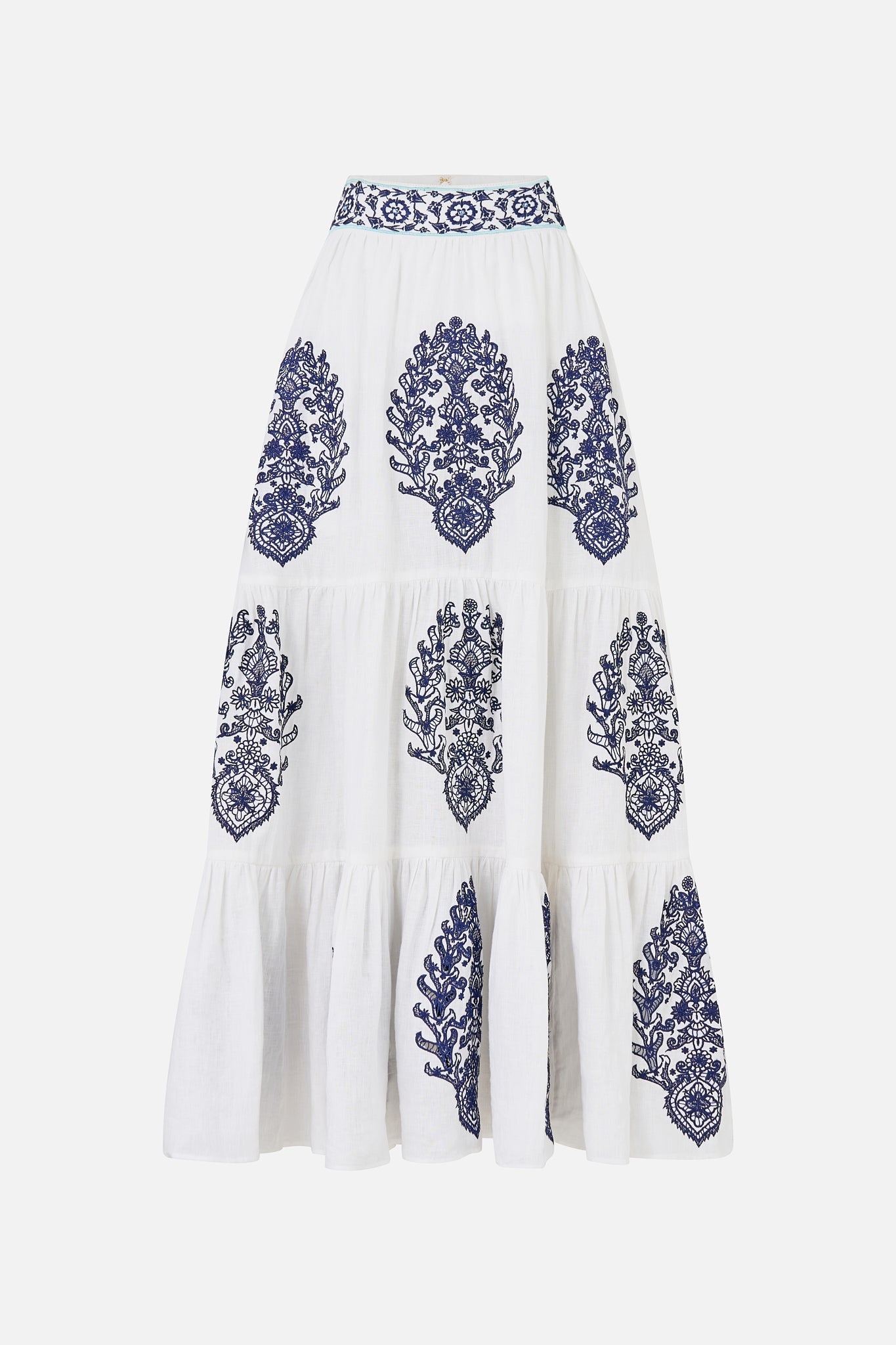 MNCAM131026140621268_3 CAMILLA Tiered Embroidered Skirt Isnik Lullaby - Image 3