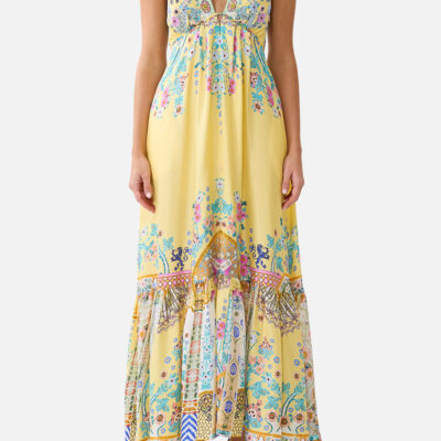 CAMILLA Tiered Dress With Hardware Barcelona Bebe - Image 1
